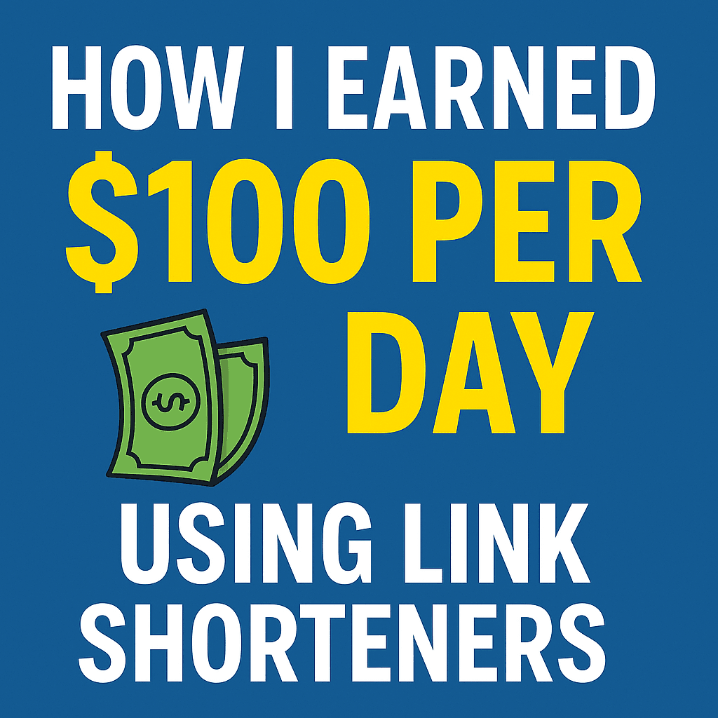 How I Started Making $100+ Per Day Using Link Shorteners (Step-by-Step Guide) 1 image